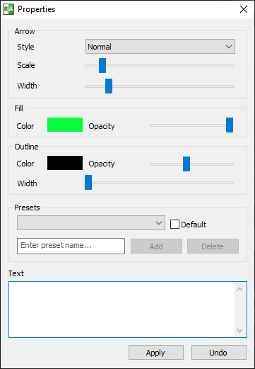 Radiant-Dicom-Viewer-Arrow-Properties-Window