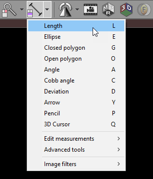 RadiAnt_DICOM_Viewer_Adjust_Measurements_DropDownMenu_Length