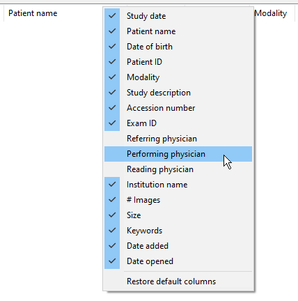 RadiAnt-DICOM-Viewer-Local-Archive-Hide-Columns