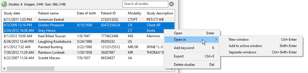 RadiAnt-DICOM-Viewer-Local-Archive-Open-Study-Menu